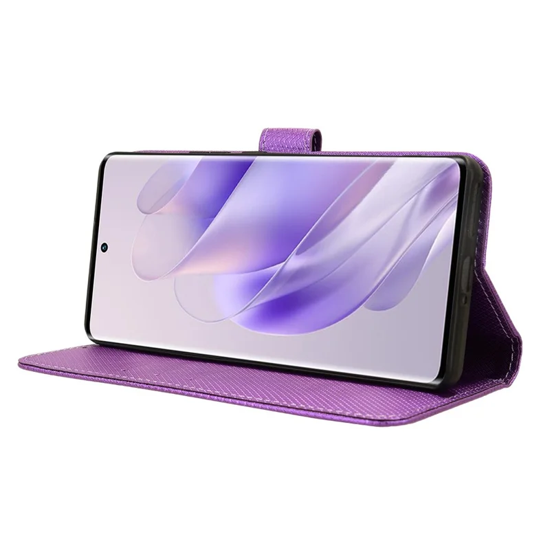 For Infinix Zero 30 5G / X6731 Case Shockproof PU Leather Wallet Cell Phone Cover - Purple