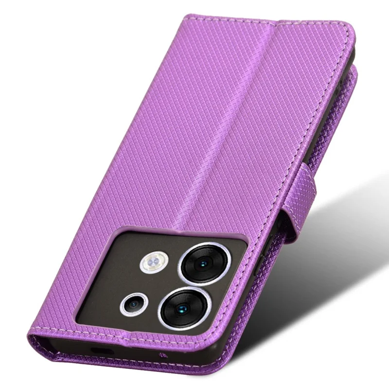 For Infinix Zero 30 5G / X6731 Case Shockproof PU Leather Wallet Cell Phone Cover - Purple
