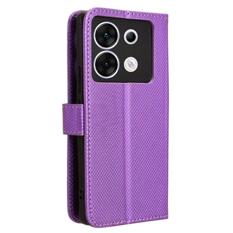For Infinix Zero 30 5G / X6731 Case Shockproof PU Leather Wallet Cell Phone Cover - Purple