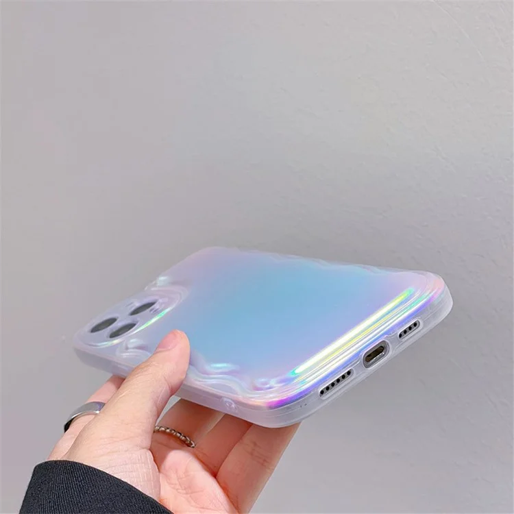 Para iPhone 14 Pro Max Case Colorful Laser Aurora Drop-Proof Protection Phone Cover
