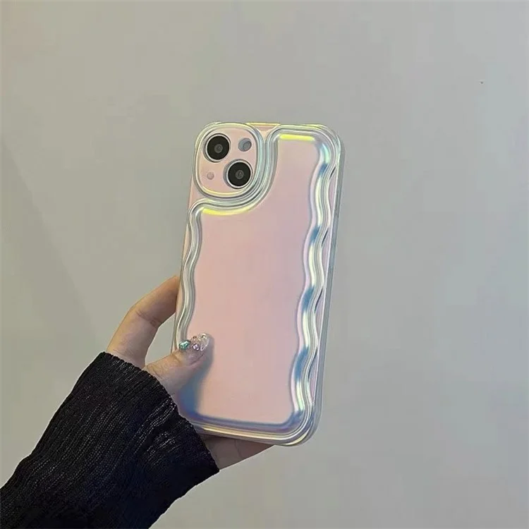 Coque de protection pour iPhone 13 Colorful Aurora Laser Phone Cover