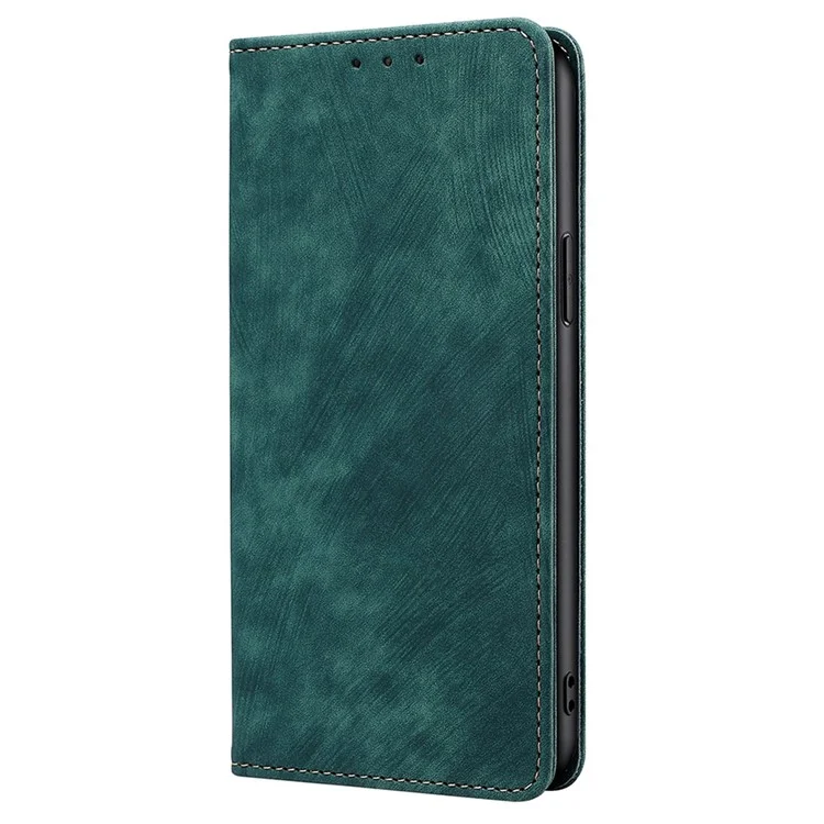 Pour Samsung Galaxy A05 4G Case Anti-Scratch Phone Shell RFID Blocking Wallet Leather Cell Phone Cover - Vert