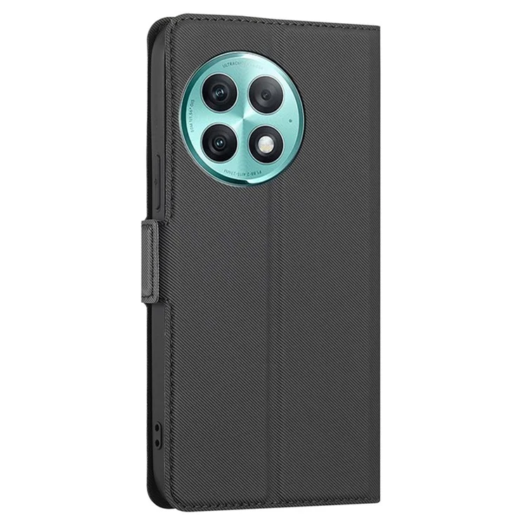 For OnePlus Ace 2 Pro 5G Case PU Leather Card Slot Holder Phone Cover - Black