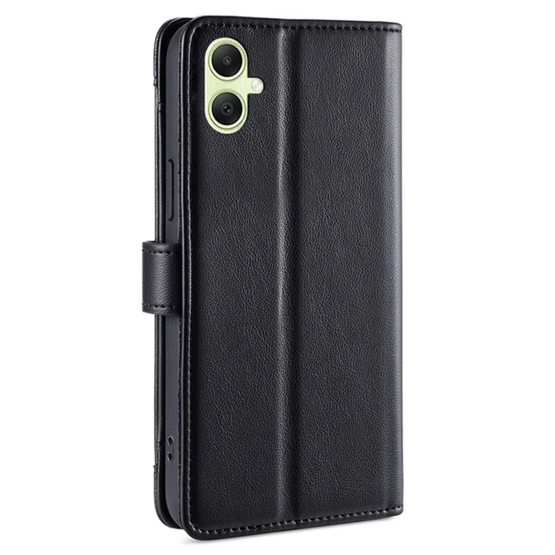 Чехол для Samsung Galaxy A05 4G с несколькими слотами для карт, кошелек, телефонная крышка с 2 ремешками - черный