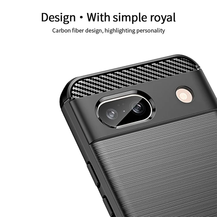 MOFI JK TPU Series-1 Para Funda Google Pixel 8a Case Anti-arañazos Teléfono TPU Cubierta - Negro