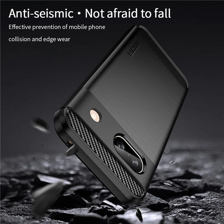 MOFI JK TPU Series-1 Para Funda Google Pixel 8a Case Anti-arañazos Teléfono TPU Cubierta - Negro