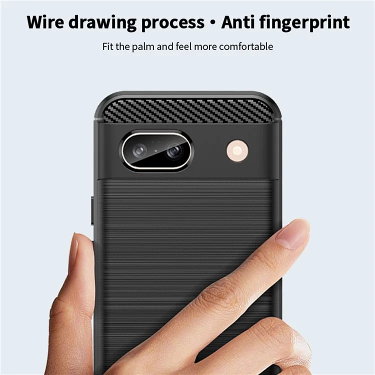 MOFI JK TPU Series-1 Para Funda Google Pixel 8a Case Anti-arañazos Teléfono TPU Cubierta - Negro
