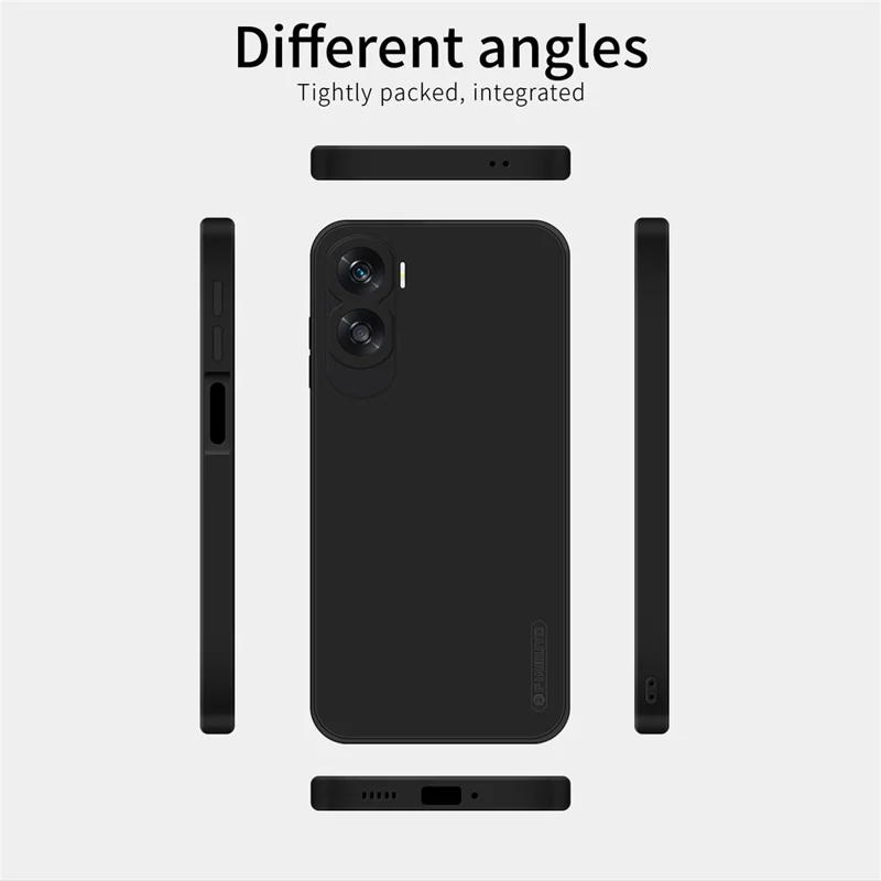 PINWUYO JK Touching Series per Honor X50i 5G / 90 Lite 5G Case Soft TPU Cover per telefono cellulare - Navy Blue