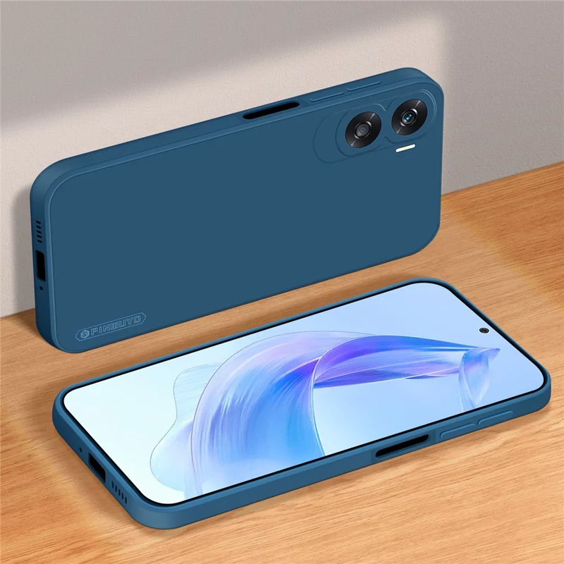 PINWUYO JK Touching Series per Honor X50i 5G / 90 Lite 5G Case Soft TPU Cover per telefono cellulare - Navy Blue
