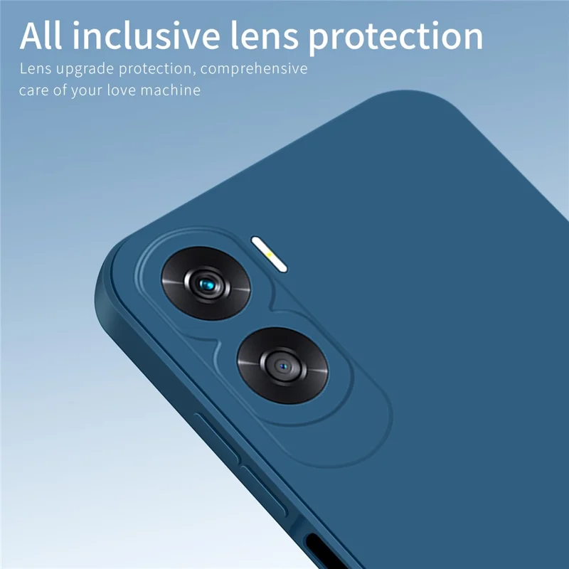 PINWUYO JK Touching Series per Honor X50i 5G / 90 Lite 5G Case Soft TPU Cover per telefono cellulare - Navy Blue