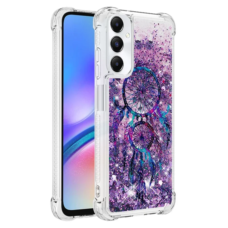 Capa TPU para Samsung Galaxy A05s 4G com Impressão de Areia Movediça e Padrão - Chocalhos de Vento