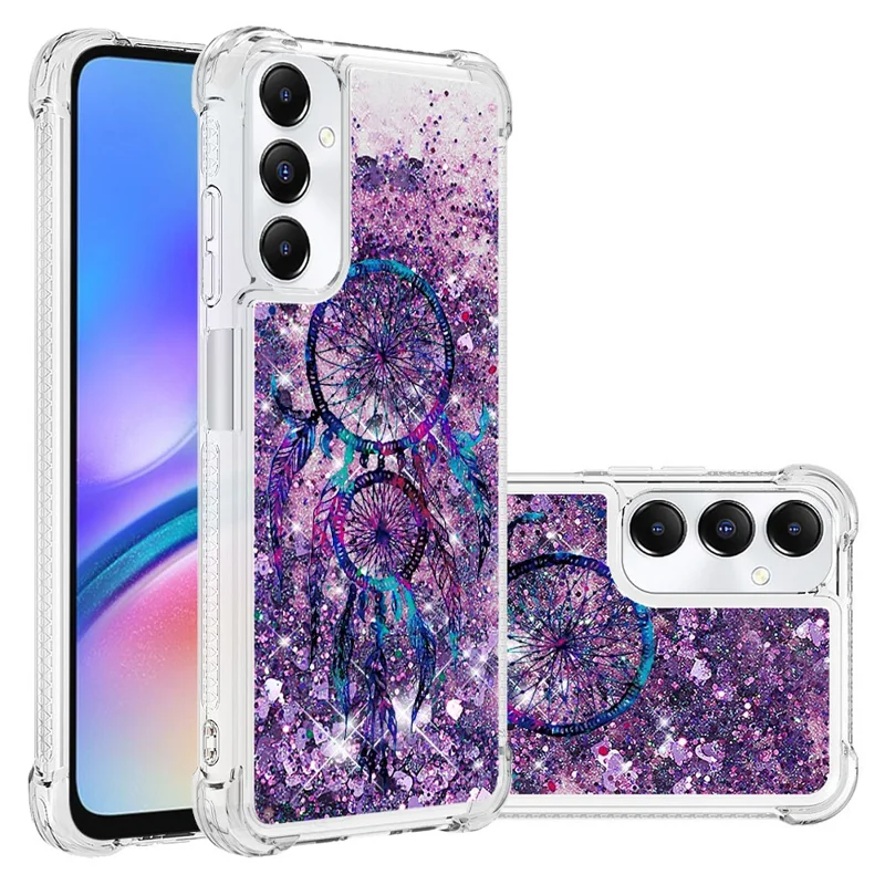 Capa TPU para Samsung Galaxy A05s 4G com Impressão de Areia Movediça e Padrão - Chocalhos de Vento
