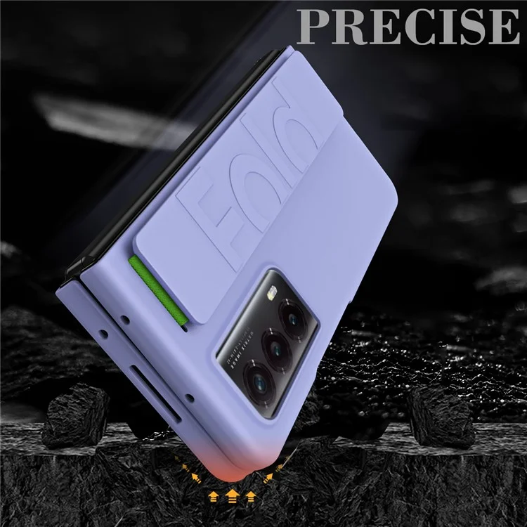 Funda Para Honor Magic Vs2 5G de Policarbonato Rígido con Correa Elástica - Púrpura