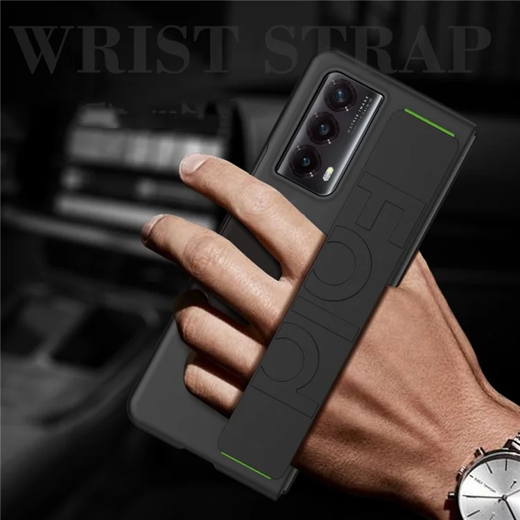 Funda Para Honor Magic Vs2 5G de Policarbonato Rígido con Correa Elástica - Púrpura