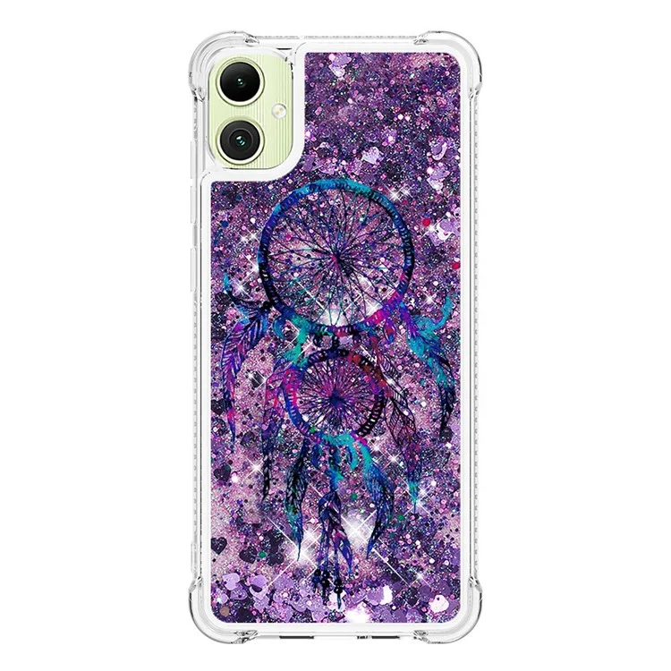 For Samsung Galaxy A05 4G TPU Case with Quicksand and Pattern Printed - Wind Chimes