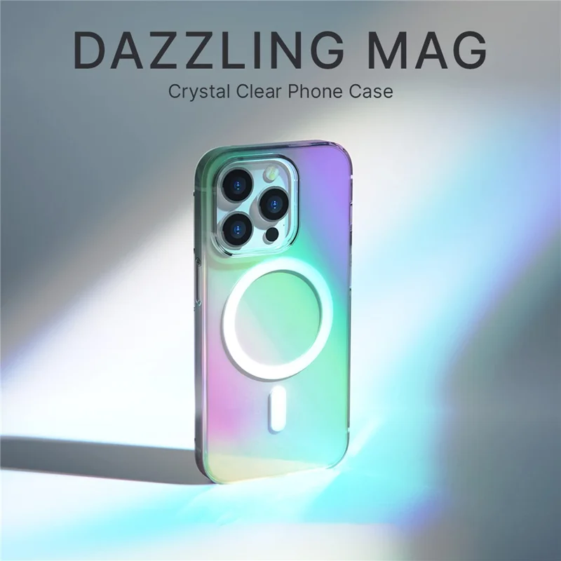 JTLEGEND voor iPhone 15 Pro hoesje Magnetisch Anti-val TPU telefoonhoes Compatibel met MagSafe