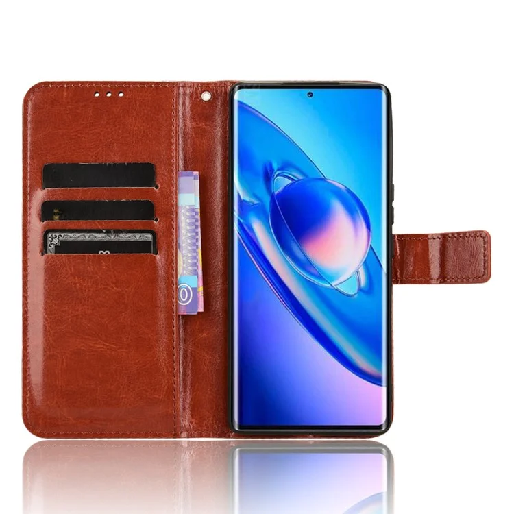 Pour Blackview A200 Pro étui de protection en cuir PU anti-rayures - Marron