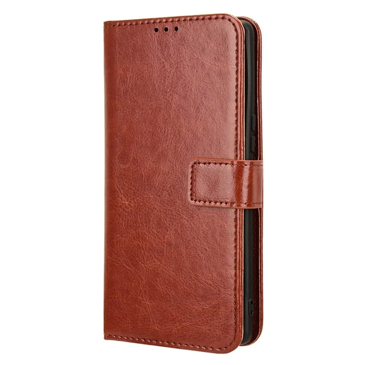 Pour Blackview A200 Pro étui de protection en cuir PU anti-rayures - Marron
