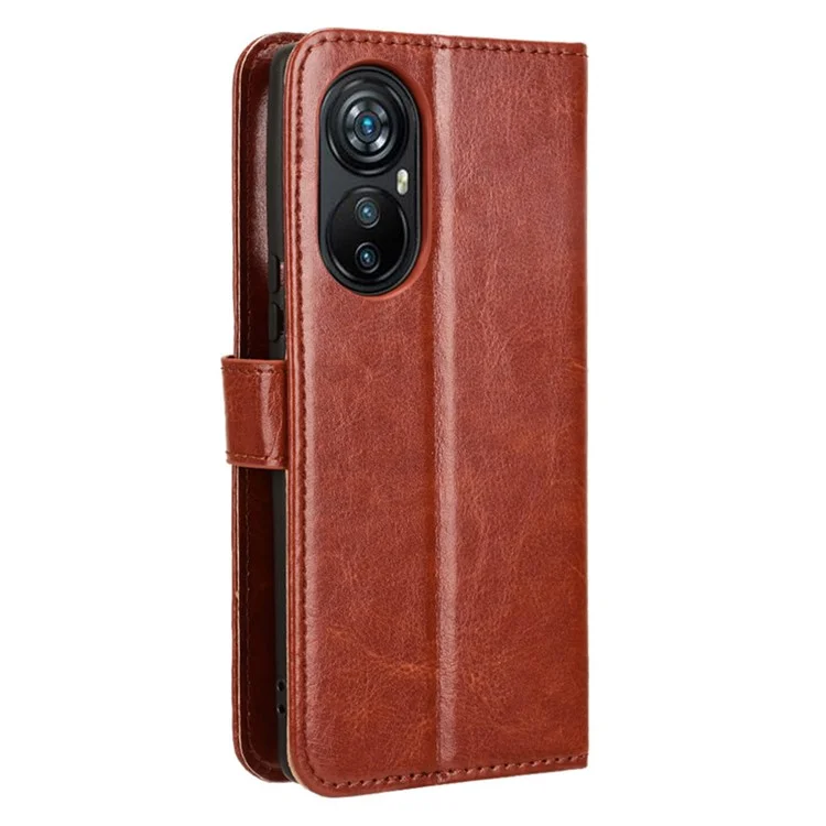 Pour Blackview A200 Pro étui de protection en cuir PU anti-rayures - Marron