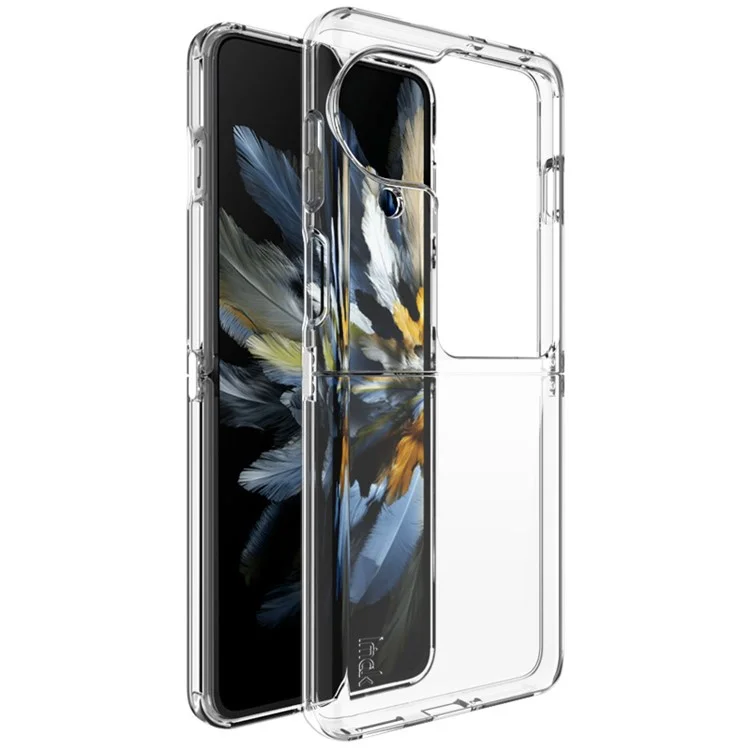 IMAK UX-6 Serie per Oppo Find N3 Flip 5G Custodia Protezione Airbag TPU Trasparente Cover per Telefono