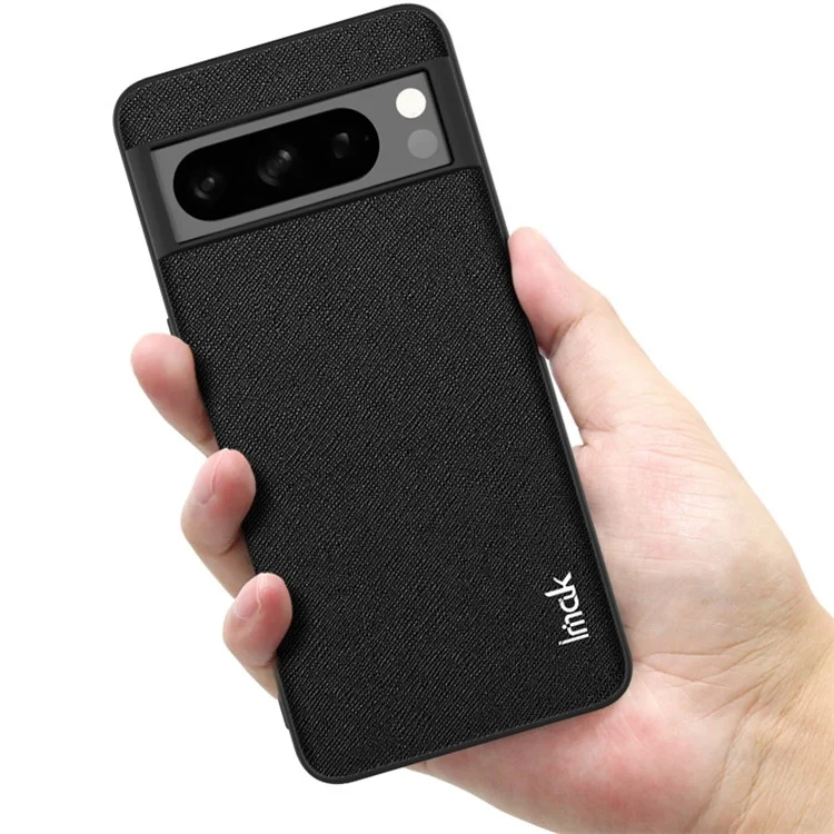 IMAK LX-5 Series para Capa do Google Pixel 8 Pro em Couro + PC + TPU - Textura Cruzada