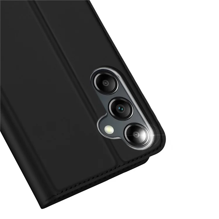 DUX DUCIS Skin Pro Series для Samsung Galaxy A25 5G (Global) (161,0 x 76,5 x 8,3 мм) Чехол Царапостойкий кожаный чехол с держателем для карт - Черный