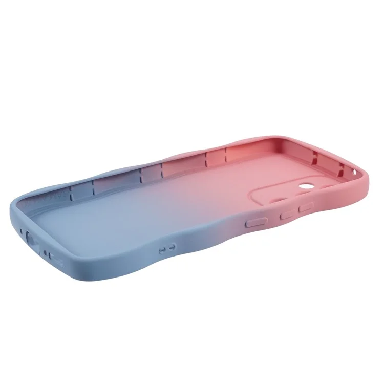 JTW Series для Samsung Galaxy A14 5G / A14 4G Чехол TPU с двусторонней резиновой отделкой - Розовый+Небесно-голубой