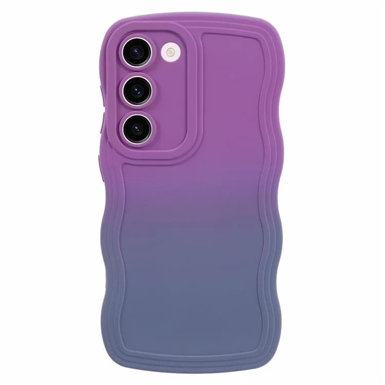 JTW Series for Samsung Galaxy S22 5G Slim Case Rubberized Anti-Scratch Phone Cover - Purple+Lavender Grey