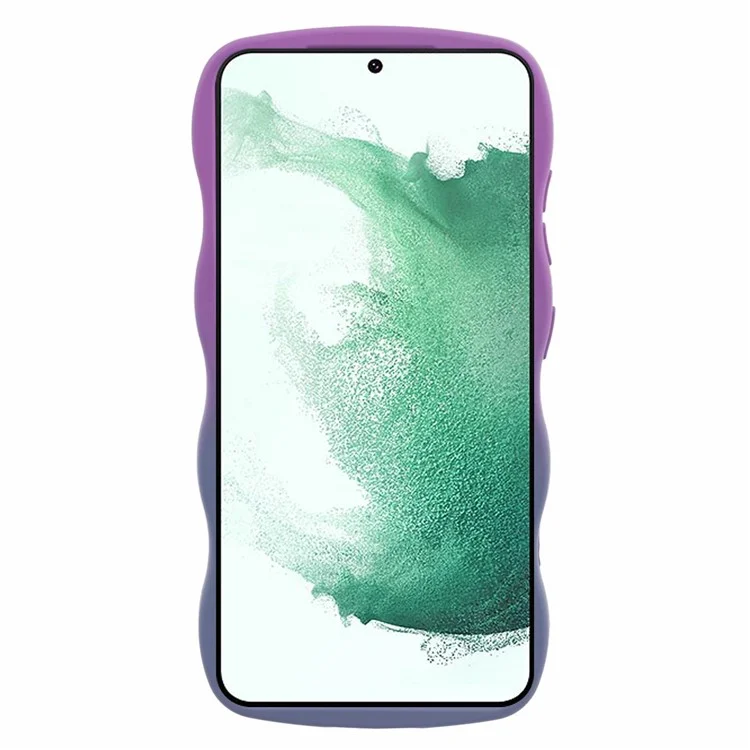 JTW Series para Samsung Galaxy S22+ 5G Capa à prova de choques Carcaça de telefone antirreflexo de borracha - Roxo + Cinza lavanda