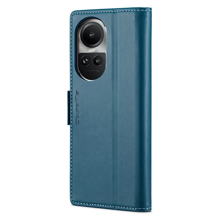 CASEME 023 Serie für Oppo Reno10 5G (Global) / Reno10 Pro 5G (Global) Hülle RFID-blockierendes Wallet-Handyhülle - Blau