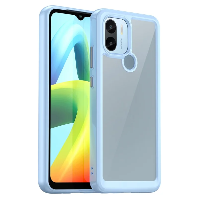 Til Xiaomi Redmi A2+ 4G / A1+ 4G/ Poco C50 4G hylse mod stød TPU+Acryl bagside til mobiltelefon - Blå