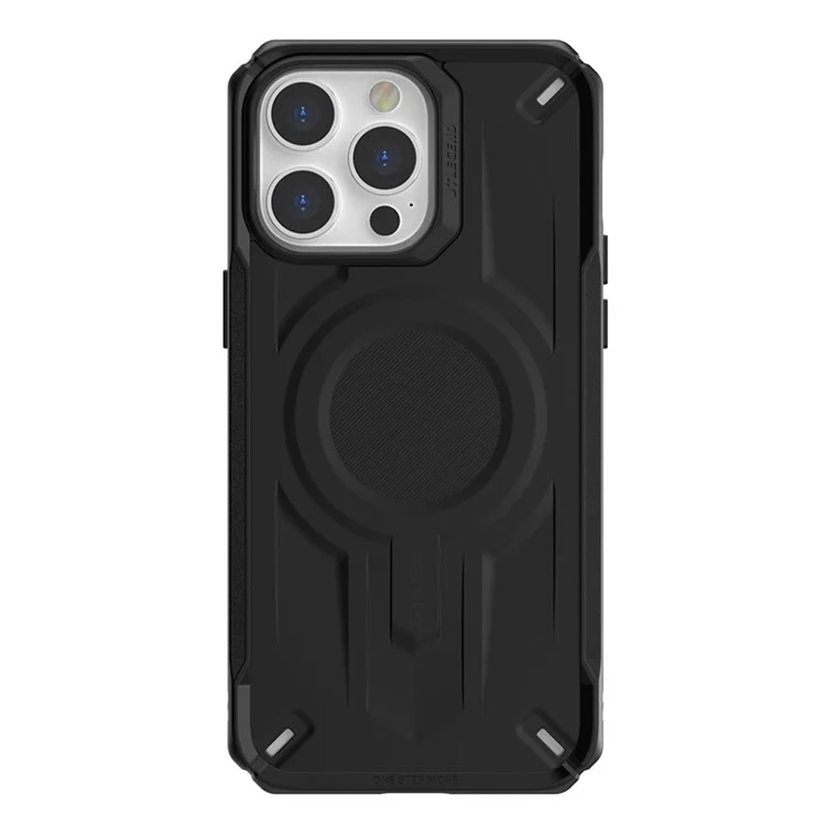 JTLEGEND REX Pro Kooling per iPhone 15 Pro Max Case Grado militare TPU+PC Custodia per telefono compatibile con MagSafe - Nero