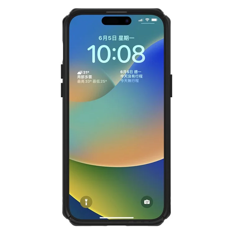 JTLEGEND REX Pro Kooling para iPhone 15 Pro Capa Compatível com Carregamento Magnético MagSafe Capa de Telefone TPU+PC Suporte de Dissipação de Calor - Preto