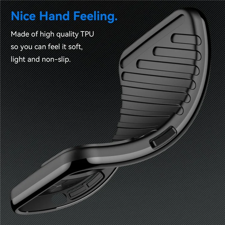 Thunder Series For Samsung Galaxy S24 Ultra Case Anti-Scratch Phone Shell TPU Cell Phone Cover - Black