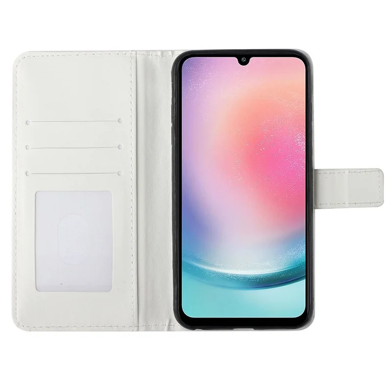 For Samsung Galaxy A05s 4G Case 3D Pattern Printing Wallet Phone Cover - Feather