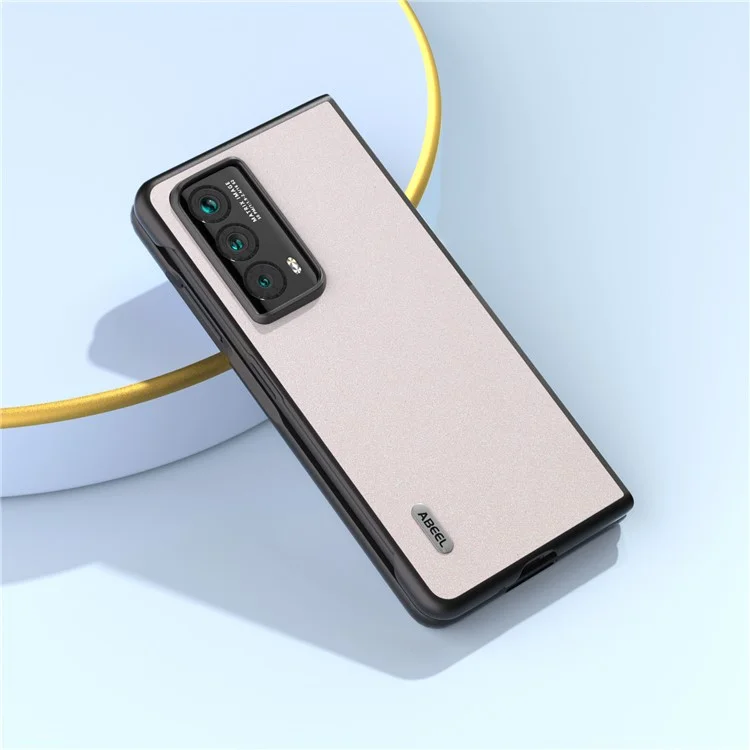 ABEEL For Honor Magic Vs2 5G Hülle Glitzer PU-Leder Handy-Rückseite - Weiß