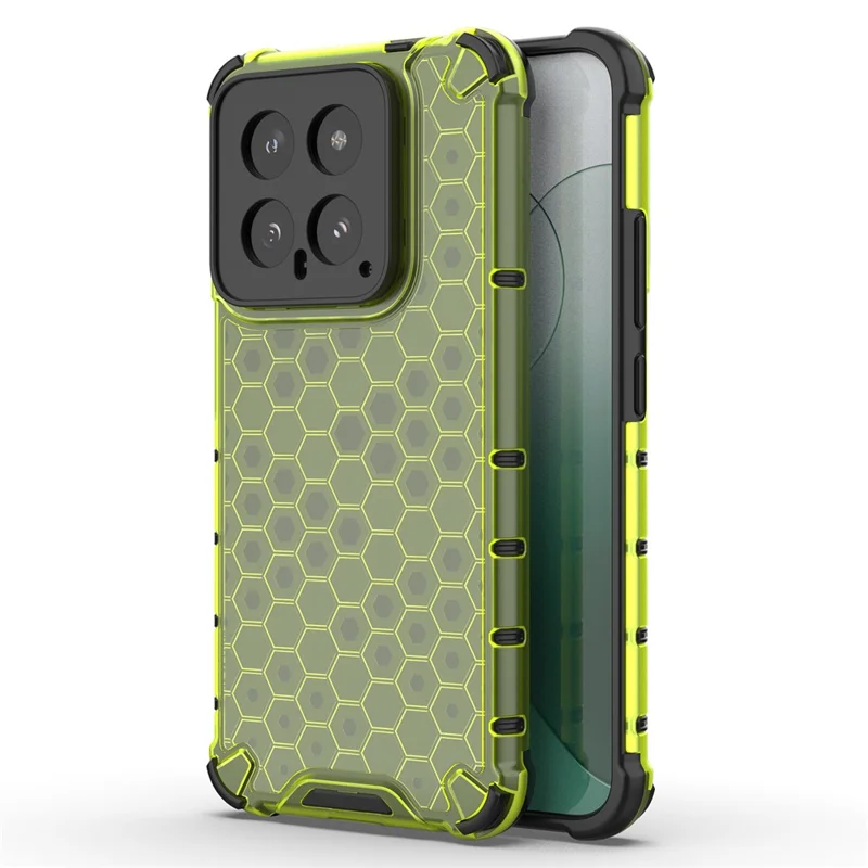 For Xiaomi 14 Case TPU + PC Dual Layer Protection Phone Cover - Green