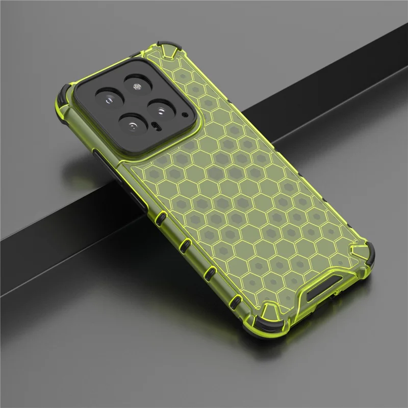 For Xiaomi 14 Case TPU + PC Dual Layer Protection Phone Cover - Green