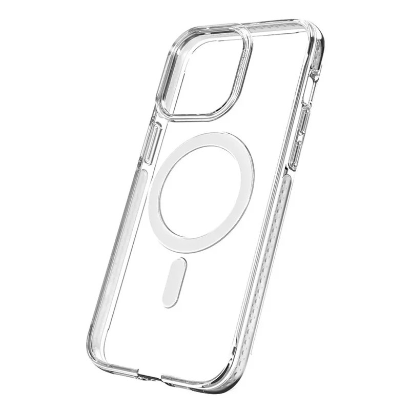 JTLEGEND Clarus Series for iPhone 15 Pro Case Compatible with MagSafe TPU+PC Phone Shell Cover - Crystal