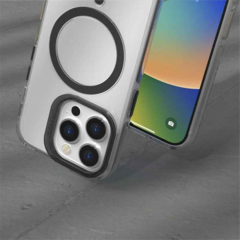 JTLEGEND Clarus Series for iPhone 15 Pro Case Compatible with MagSafe TPU+PC Phone Shell Cover - Crystal