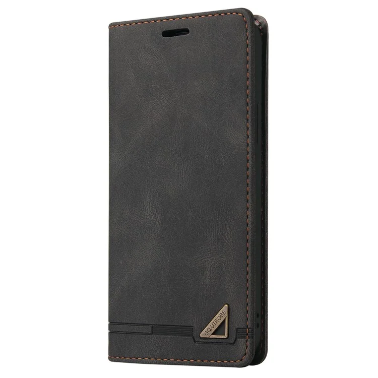 GQ.UTROBE 008 Serie per Xiaomi 14 Pro Custodia Folio Flip Custodia in Pelle per Cellulare - Nero 