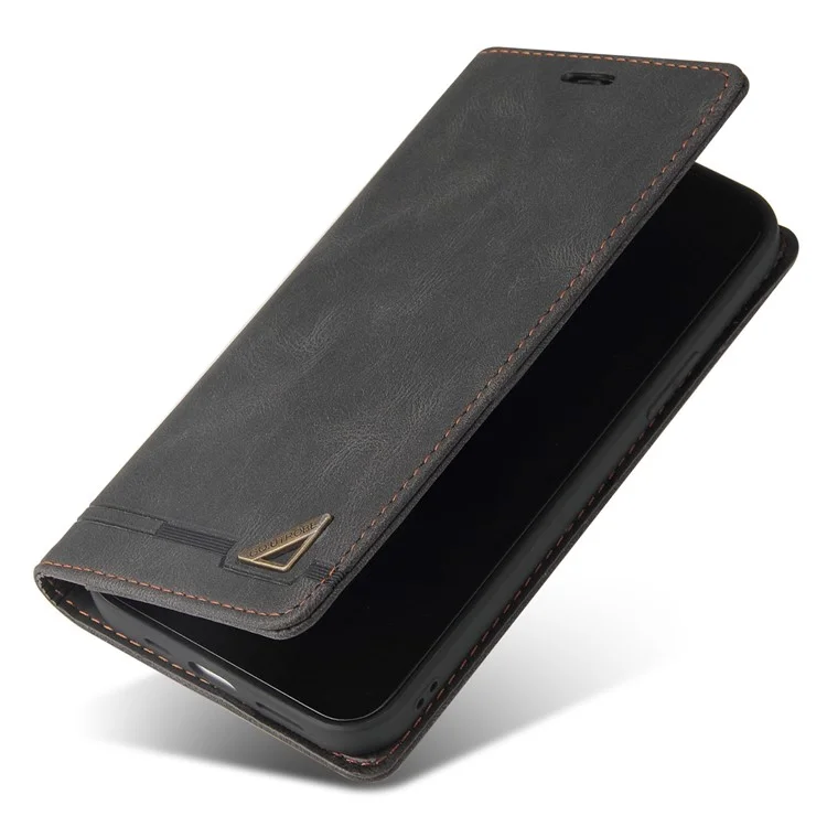 GQ.UTROBE 008 Series для Samsung Galaxy S24 Ultra, чехол, блокировка RFID, кожа PU + TPU, защитный чехол для телефона - черный