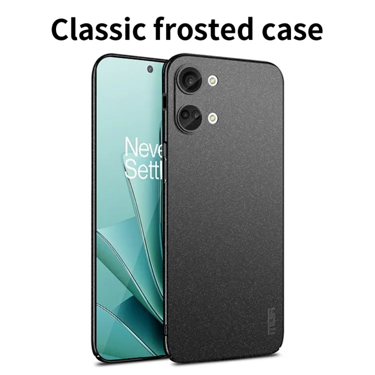 MOFI Shield Matte Series For OnePlus Ace 2V / Nord 3 5G Phone Case Matte Design Anti-Scratch Hard PC Cover - Black