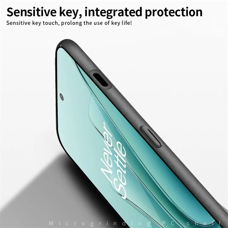 MOFI Shield Matte Series For OnePlus Ace 2V / Nord 3 5G Phone Case Matte Design Anti-Scratch Hard PC Cover - Black