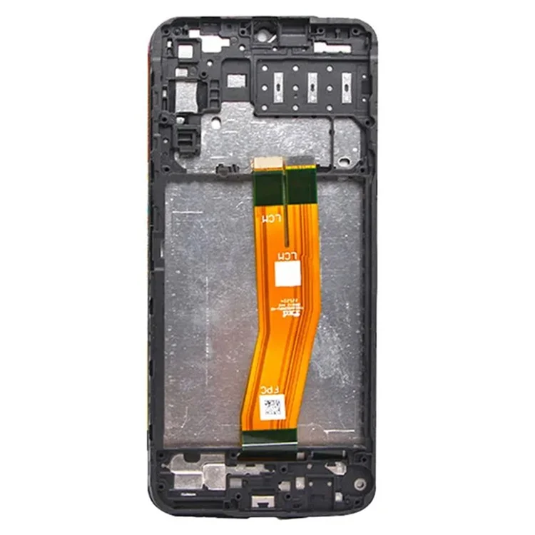 Para Samsung Galaxy A14 4G A145F Grado B de la Pantalla OLED y el Conjunto Del Digitizador + Parte de Reemplazo de Marco (sin Logotipo)