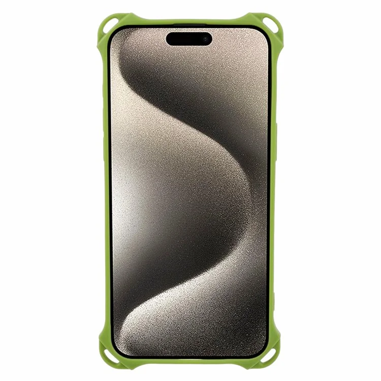 Серия HRX Для Iphone 15 Pro Max Case-proble-proof Tpu Card Cope Cople (точный Вырез) - Зеленый
