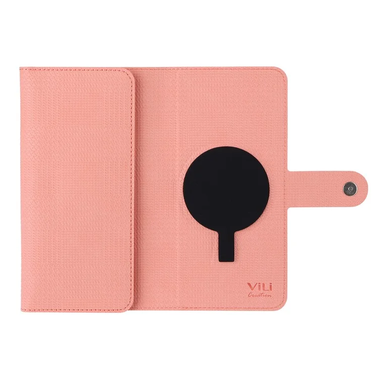 VILI GHB Serie per iPhone 15 Pro Max Custodia Magnetica Compatibile con MagSafe Custodia in Pelle - Rosa
