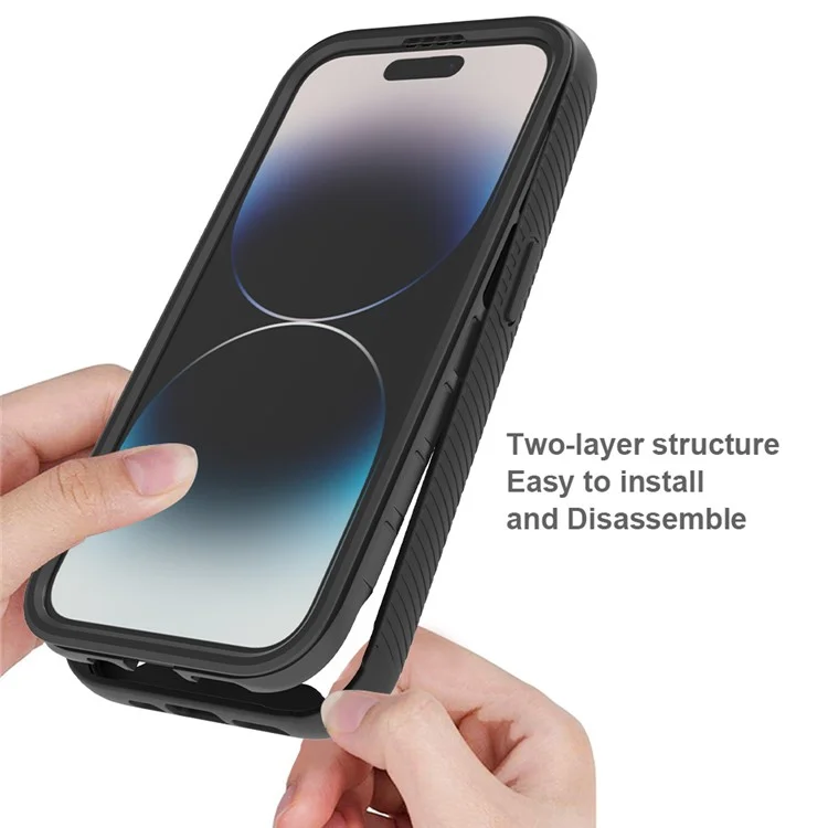 Starry Series for iPhone 15 Pro Max Case PET Screen Film Phone Cover Compatible with MagSafe