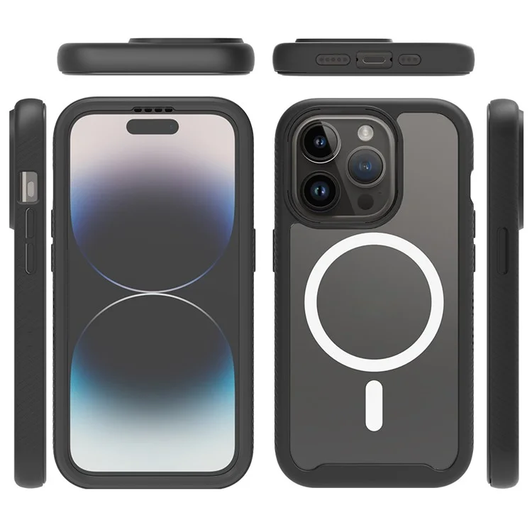 Starry Series for iPhone 15 Pro Max Case PET Screen Film Phone Cover Compatible with MagSafe