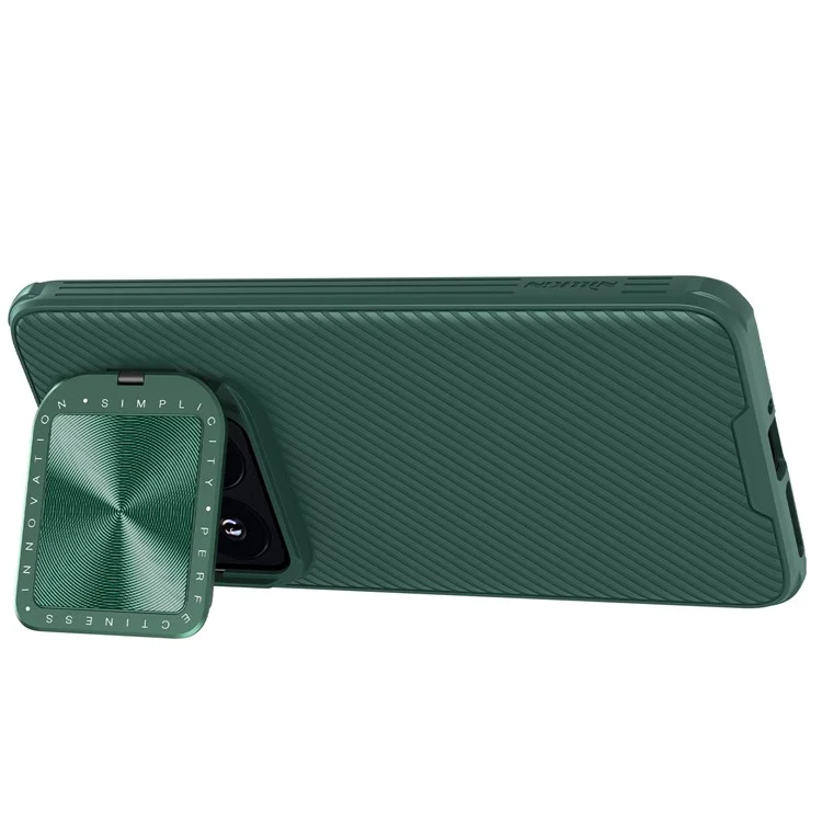 NILLKIN CamShield Prop Magnetic Series for Xiaomi 14 Phone Case with Lens Cover Kickstand - Green